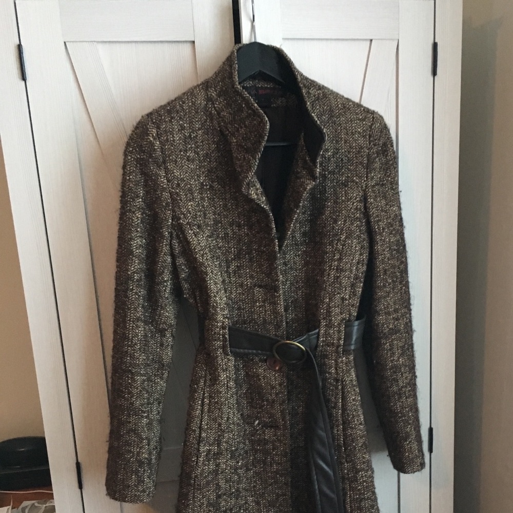 Via Spiga belted coat.